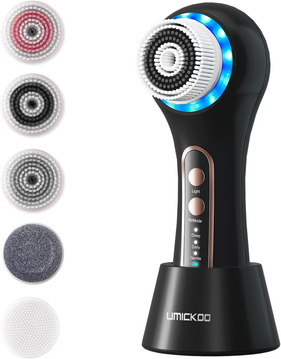 Face Scrubber Exfoliator,Facial Cleansing Brushes Rechargeable IPX7