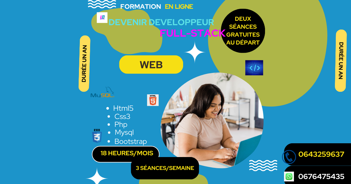 🚀 Formation Développement Web Fondamental (108h)